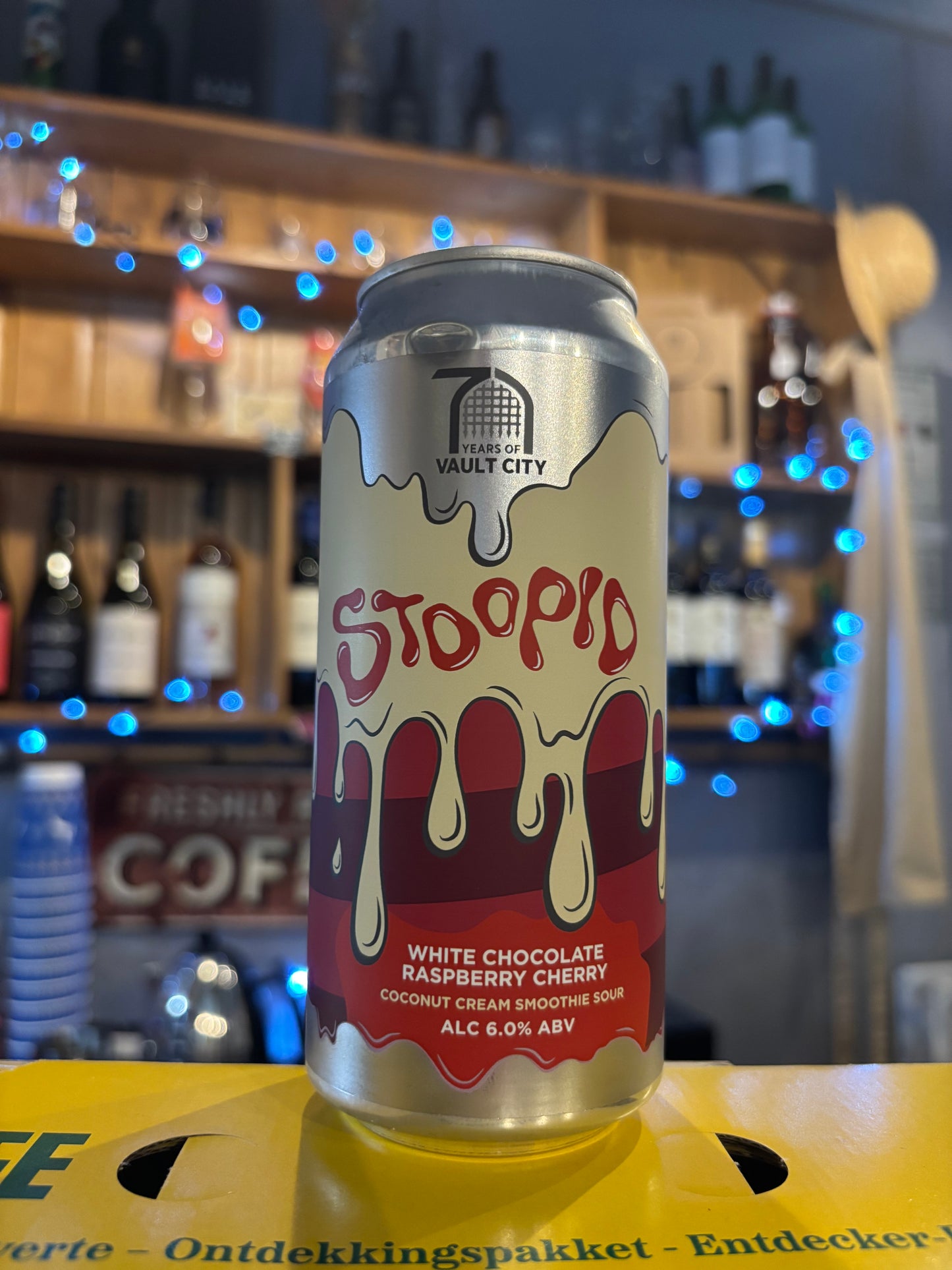 Stoopid: White Chocolate Raspberry Cherry - VAULT CITY BREW 6%