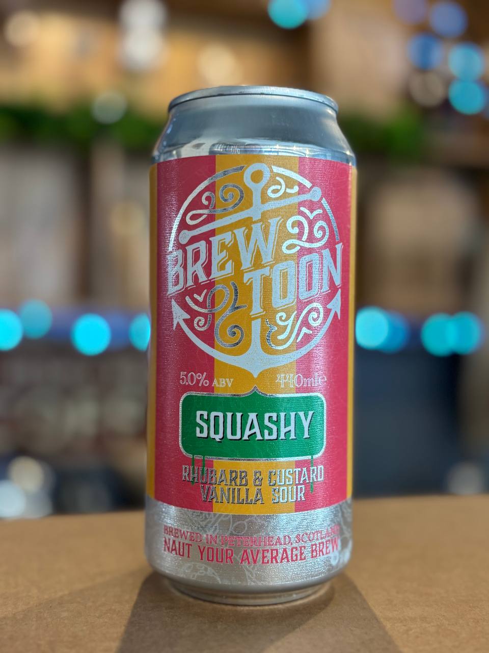 Squashy - Rhubarb & Custard 5% - BREW TOON