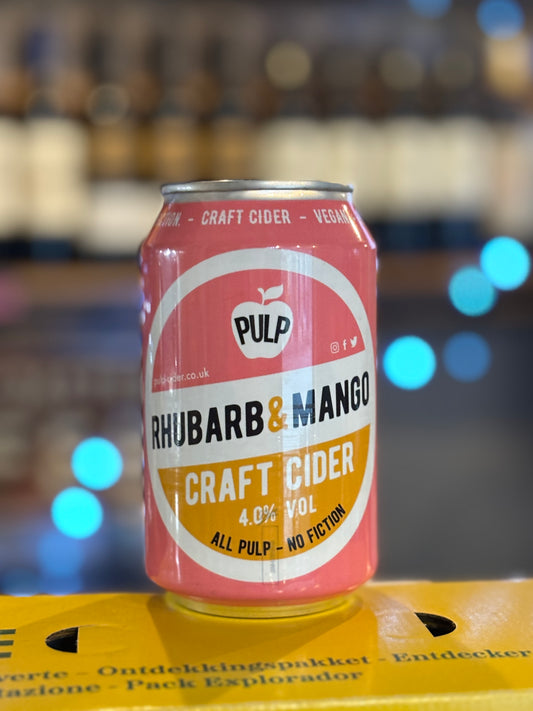 Rhubarb & Mango Craft Cider - PULP 4%