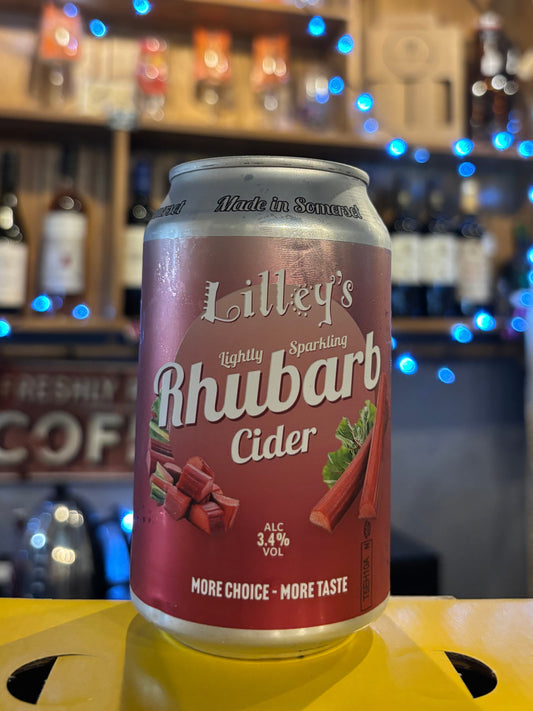 Rhubarb Cider - LILLEY'S CIDER 3.4%