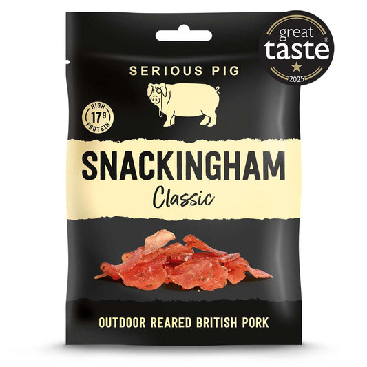 Snackingham Classic packaging with 'Great Taste' award on a white background